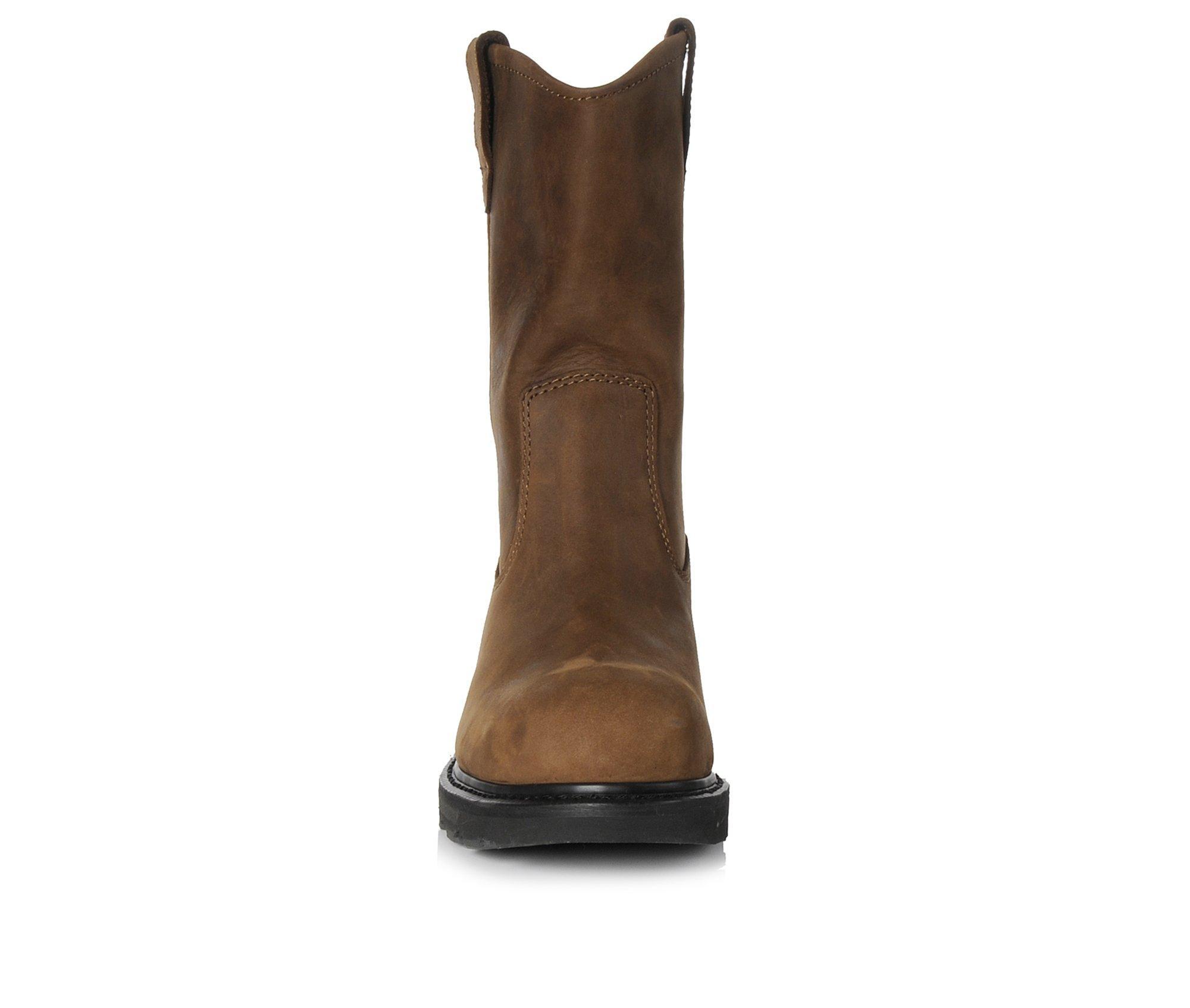 Men's Wolverine Wellington 10 In Steel Toe 4707 Work Boots Product Image