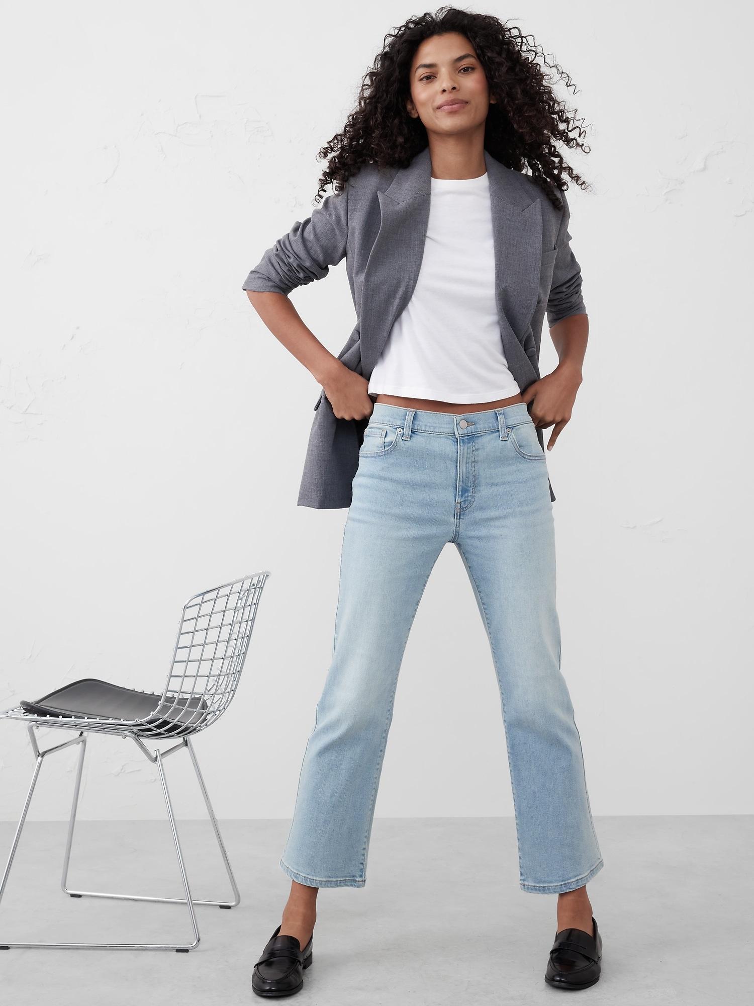 Kick Flare High-Rise Cropped Jean Product Image