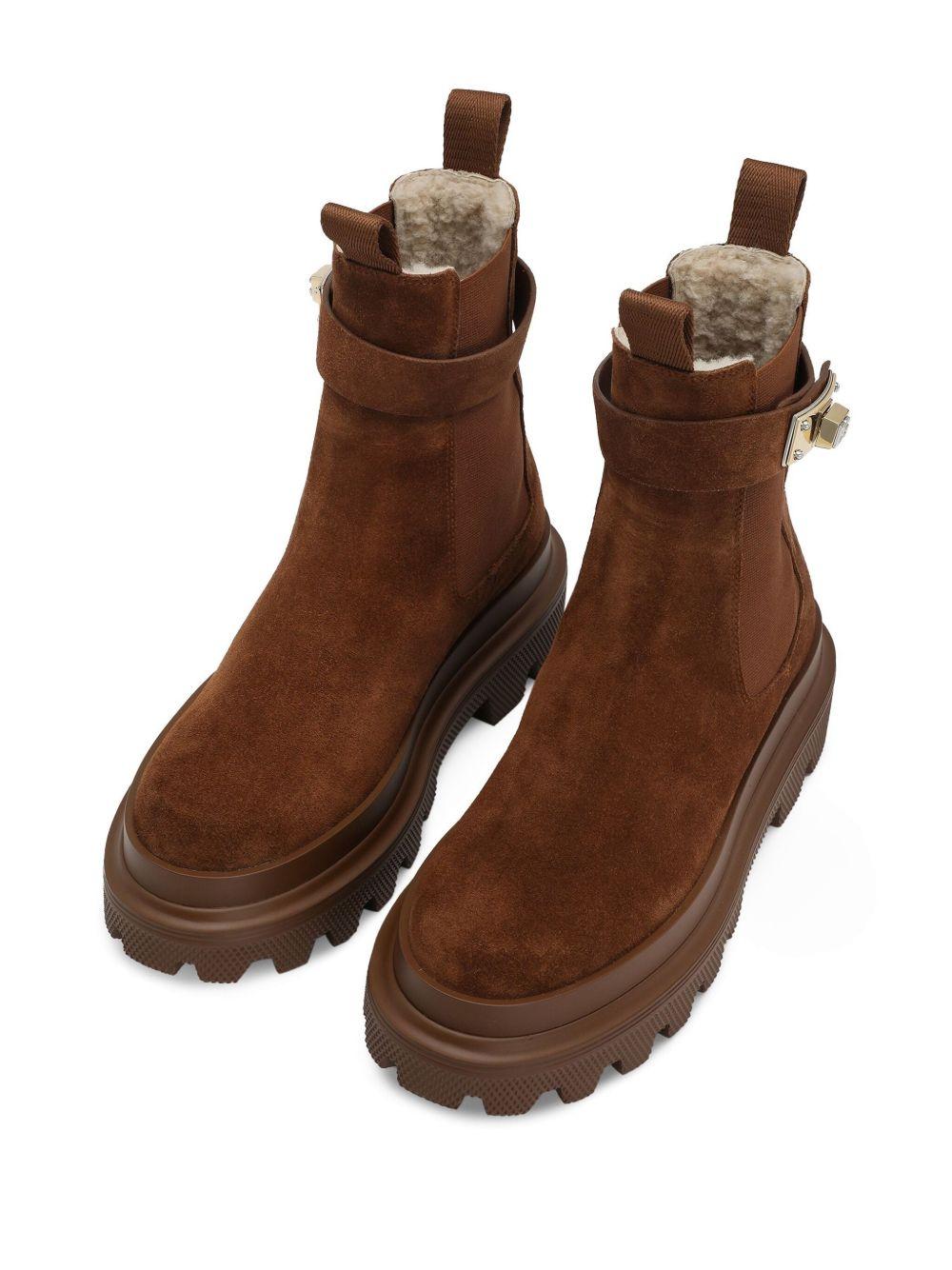 branded-strap Chelsea boots Product Image
