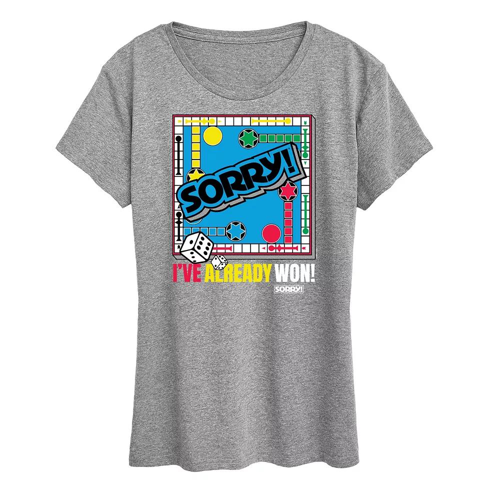 Women's Sorry I've Already Won Graphic Tee by Hasbro,  Product Image