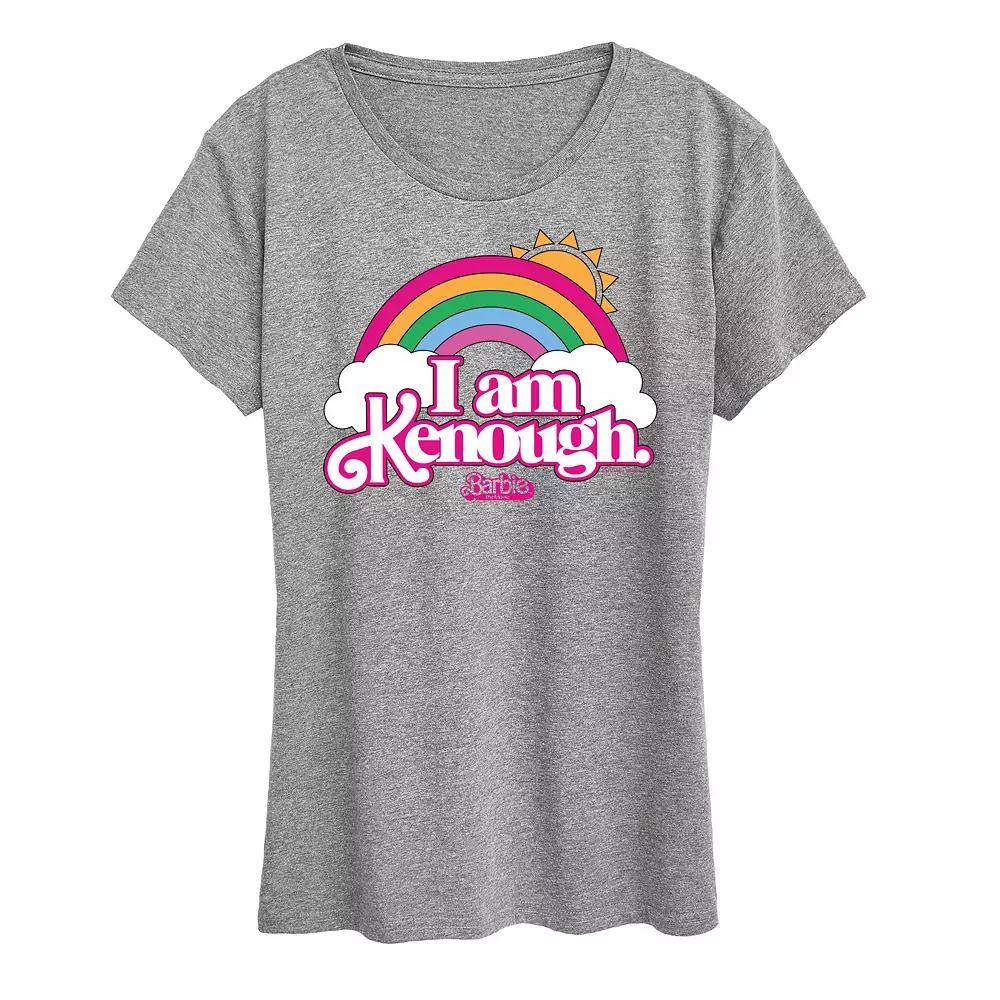Women's Barbie The Movie Kenough Rainbow Graphic Tee, Girl's,  Product Image