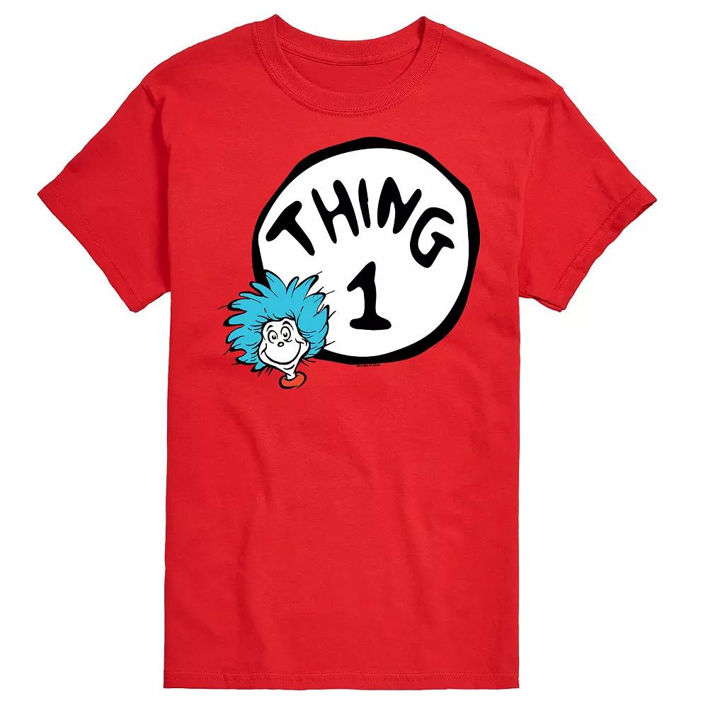 Big & Tall Dr Seuss Thing One Tee, Men's,  Product Image