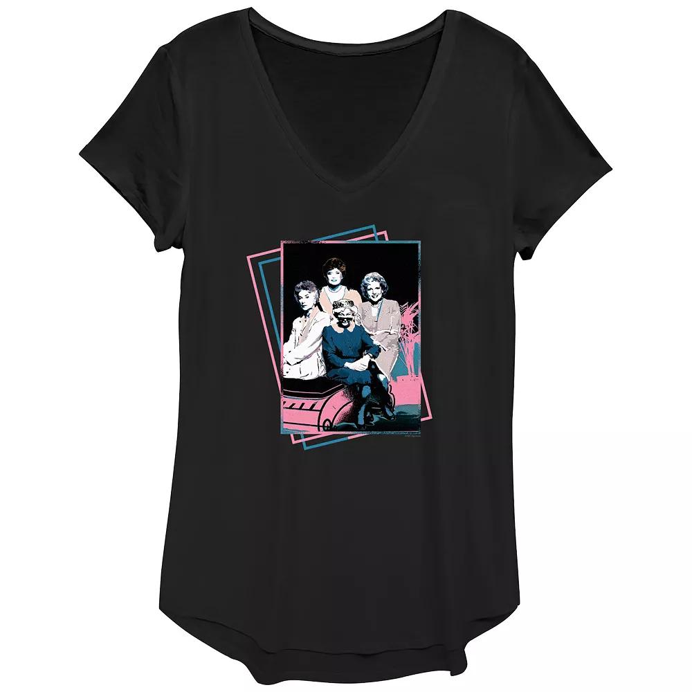 Women's The Golden Girls Pop Art Portrait Graphic Tee,  Product Image