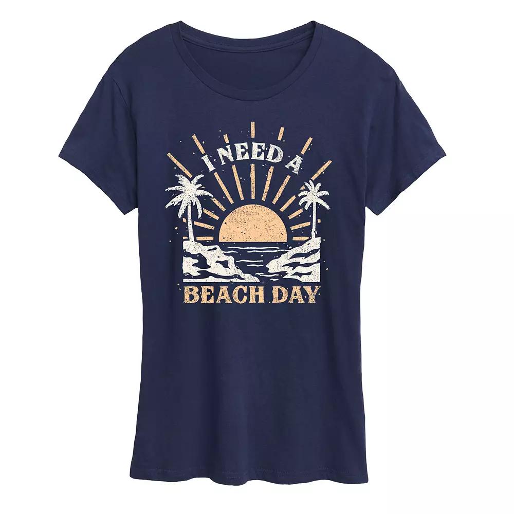 Women's I Need A Beach Day Graphic Tee,  Product Image