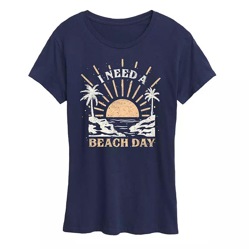 Women's I Need A Beach Day Graphic Tee,  Product Image