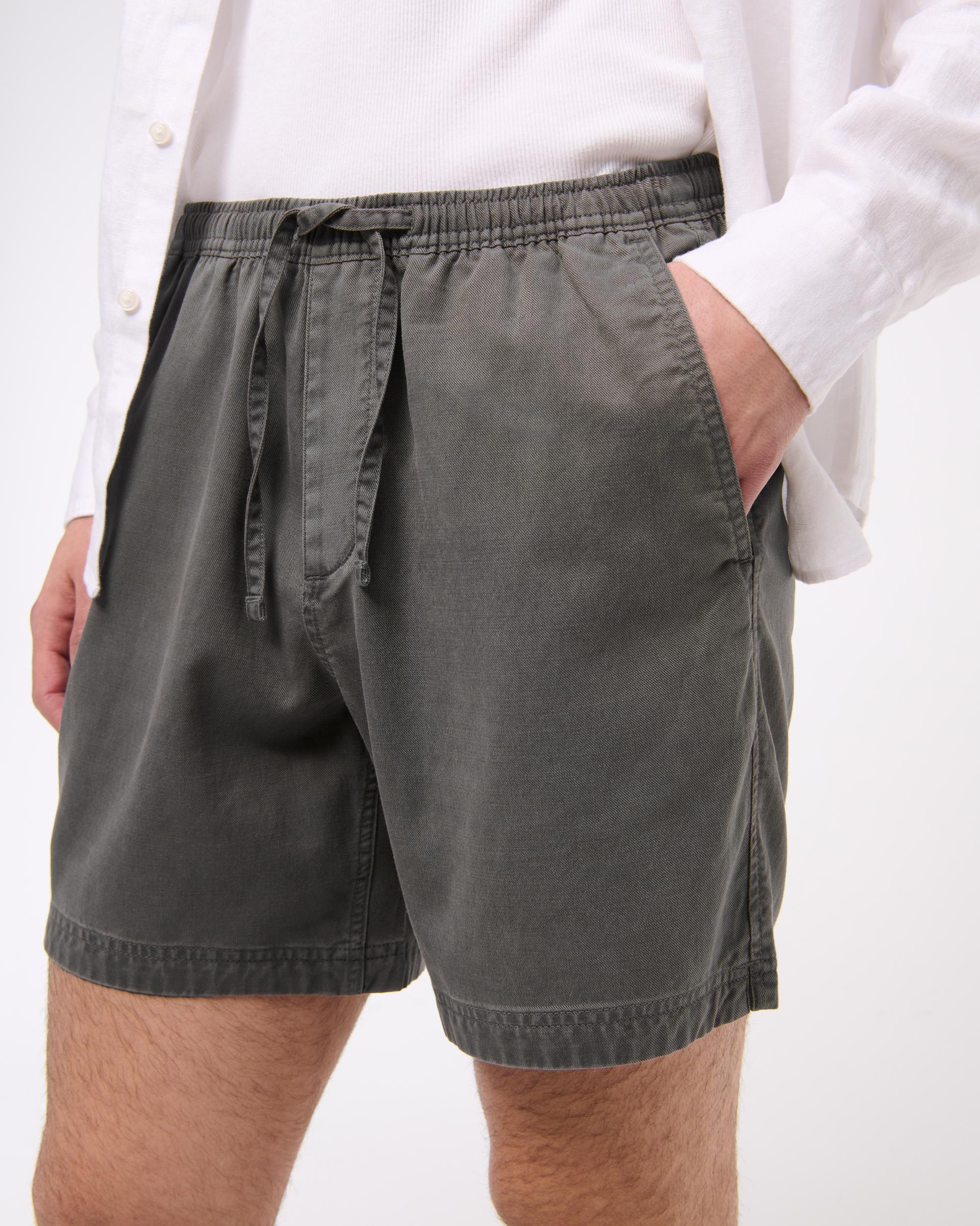 Cotton-Blend Pull-On Short Product Image