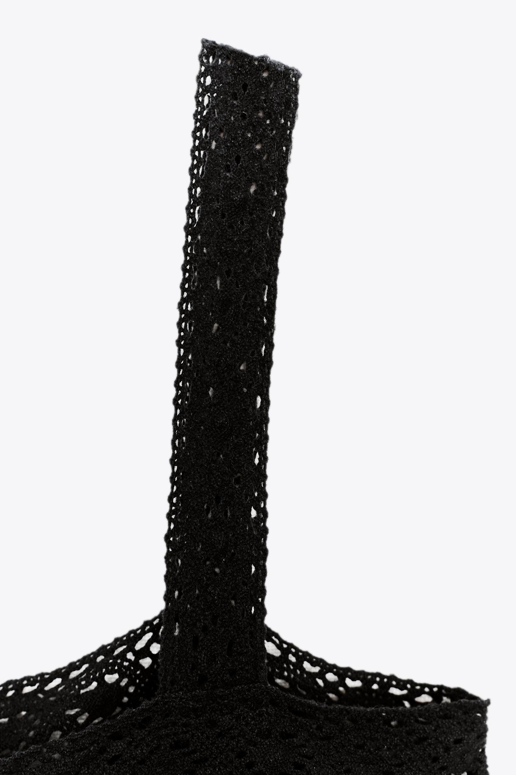 POINTELLE KNIT RUFFLE TOP Product Image