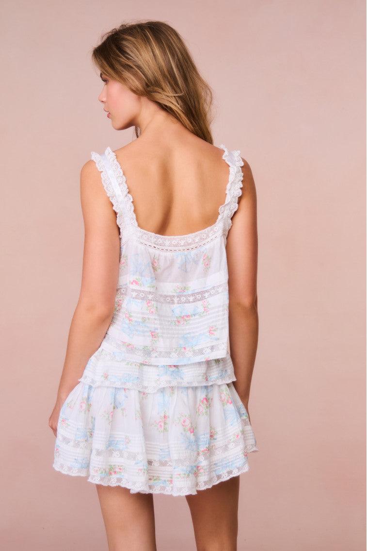 Ruffle Mini Rosa Beaux Skirt Product Image