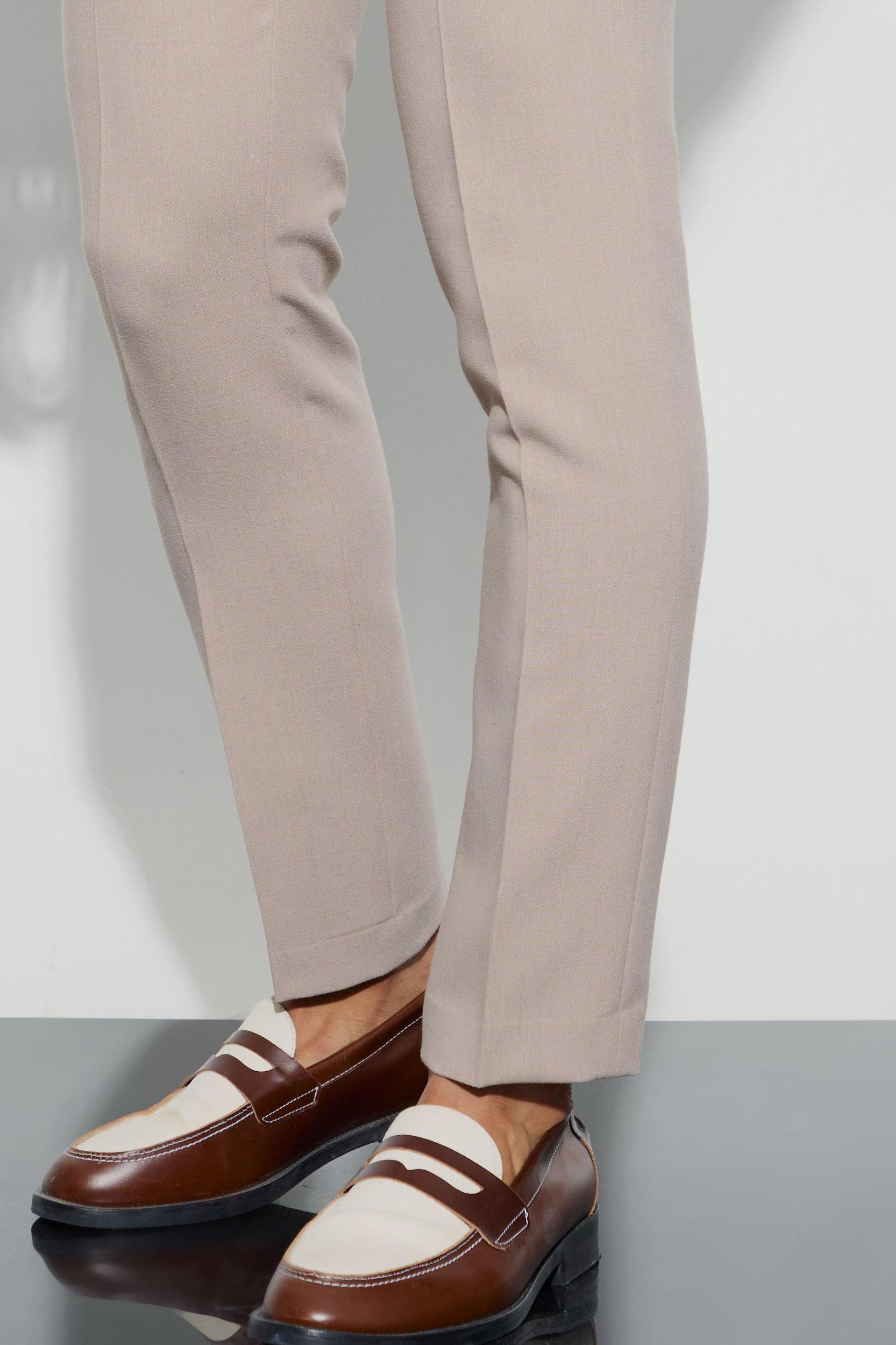 Jersey Skinny Dress Pants | boohooMAN USA Product Image