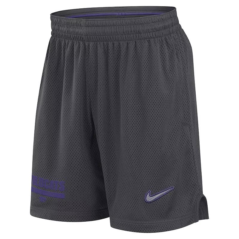 Men's Nike Anthracite Virginia Cavaliers 2024 Sideline Mesh Shorts,  Product Image