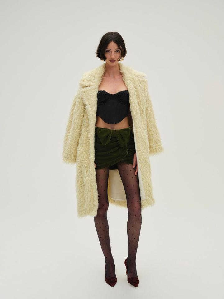 Serenne Coat — Ivory Product Image