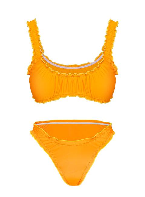 Tropical Fruits Bikini Top Orange Product Image