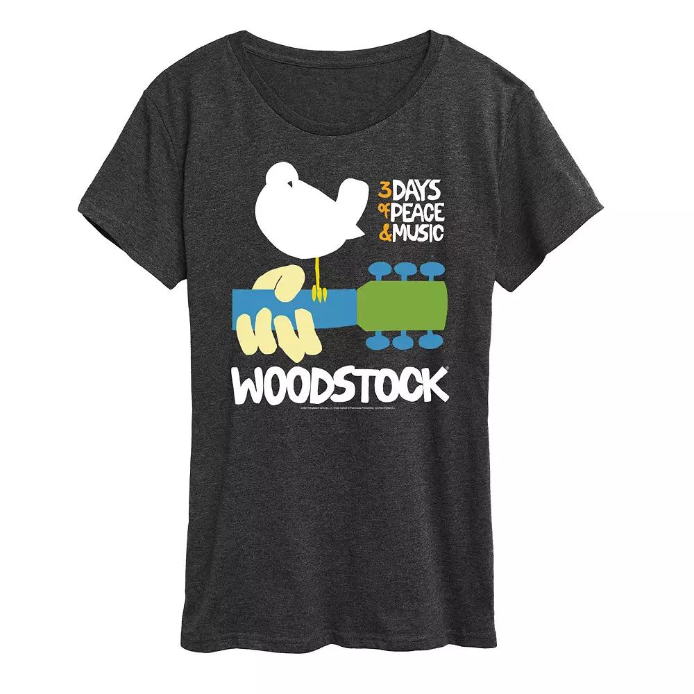 Women's Woodstock Poster Tee Graphic Tee,  Product Image
