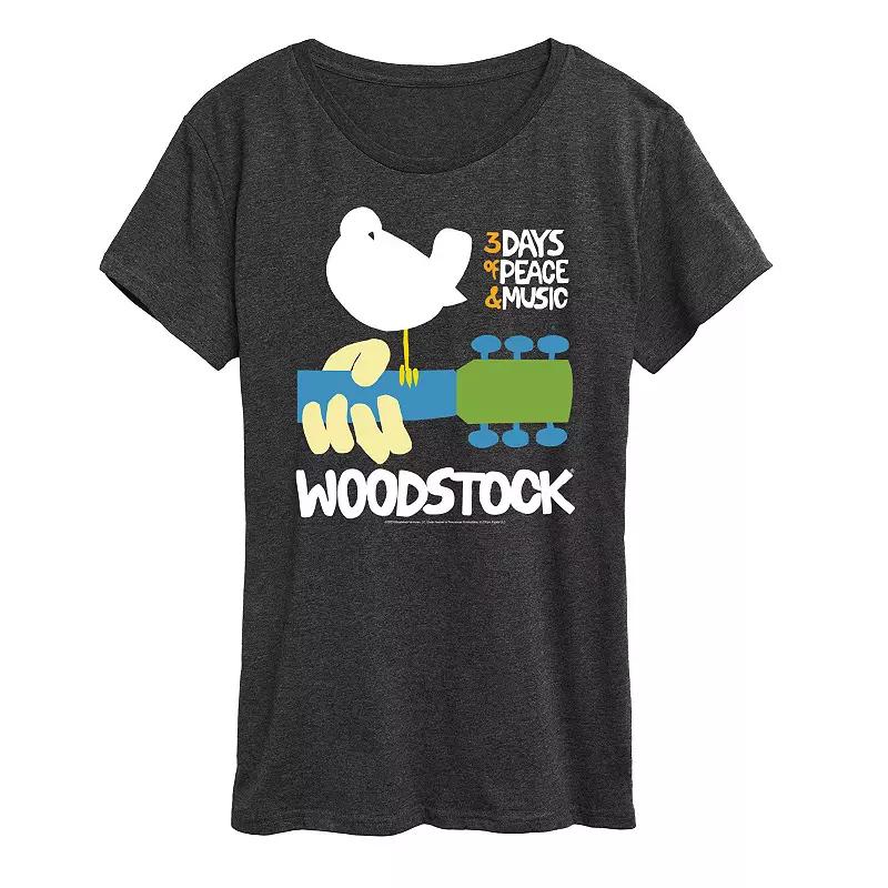 Women's Woodstock Poster Tee Graphic Tee,  Product Image