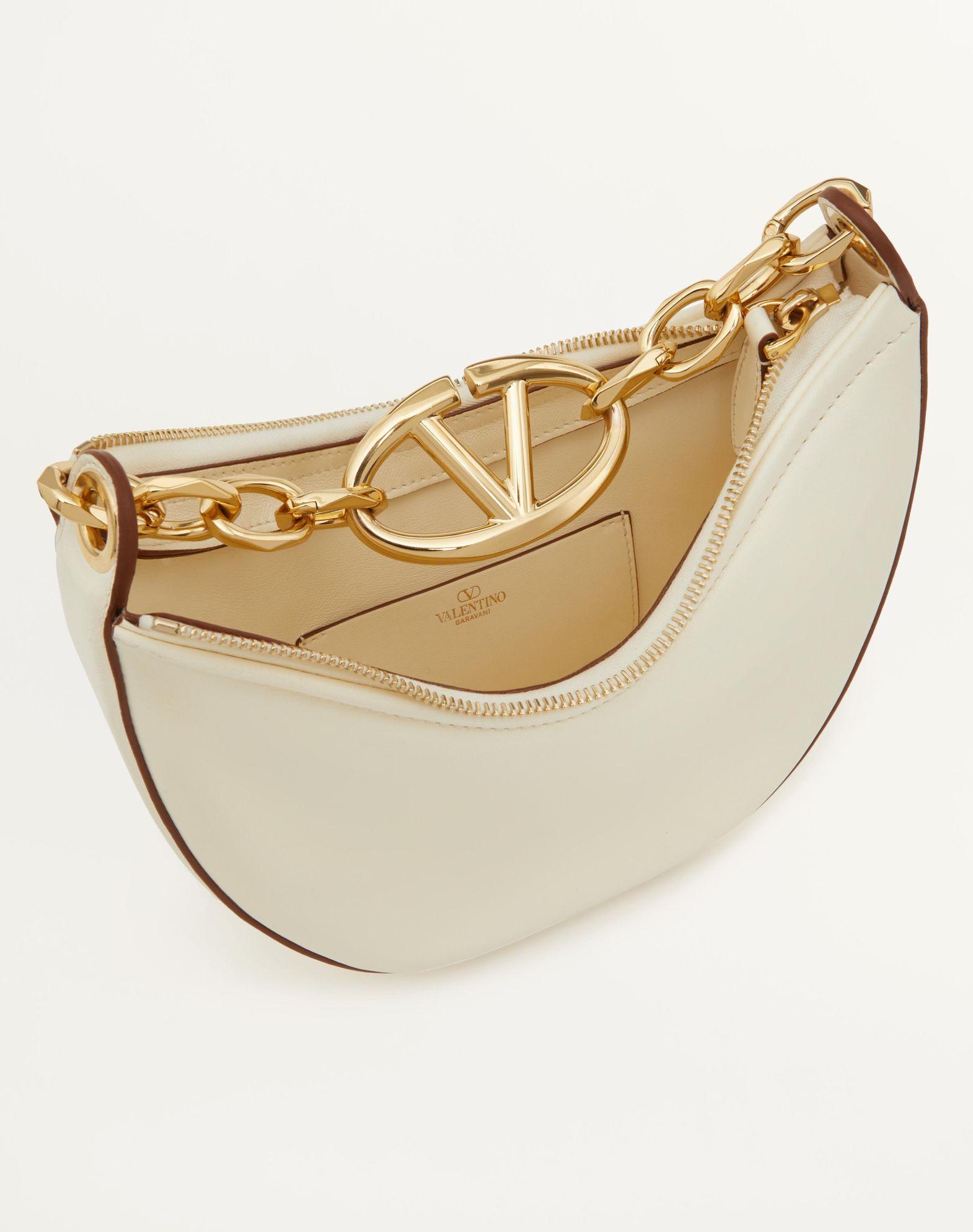 Vlogo Moon Mini Hobo Bag In Nappa Leather With Chain Product Image