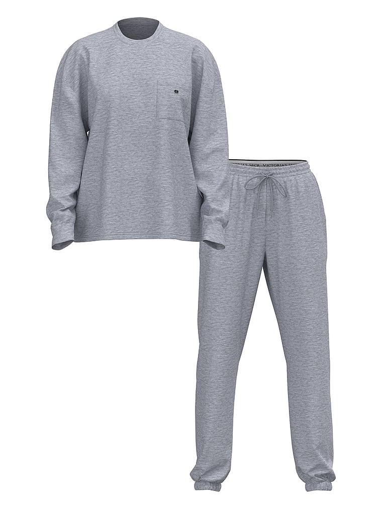 100% Cotton Long Pajama Set Product Image