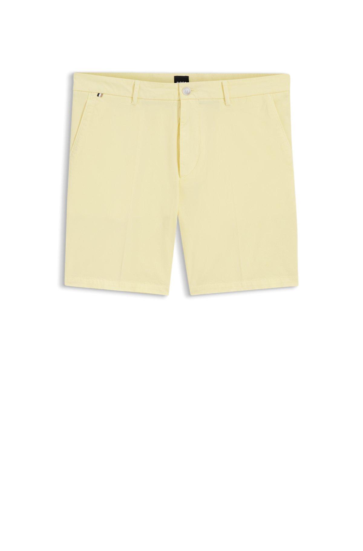 Modern-fit shorts in stretch-cotton twill Product Image