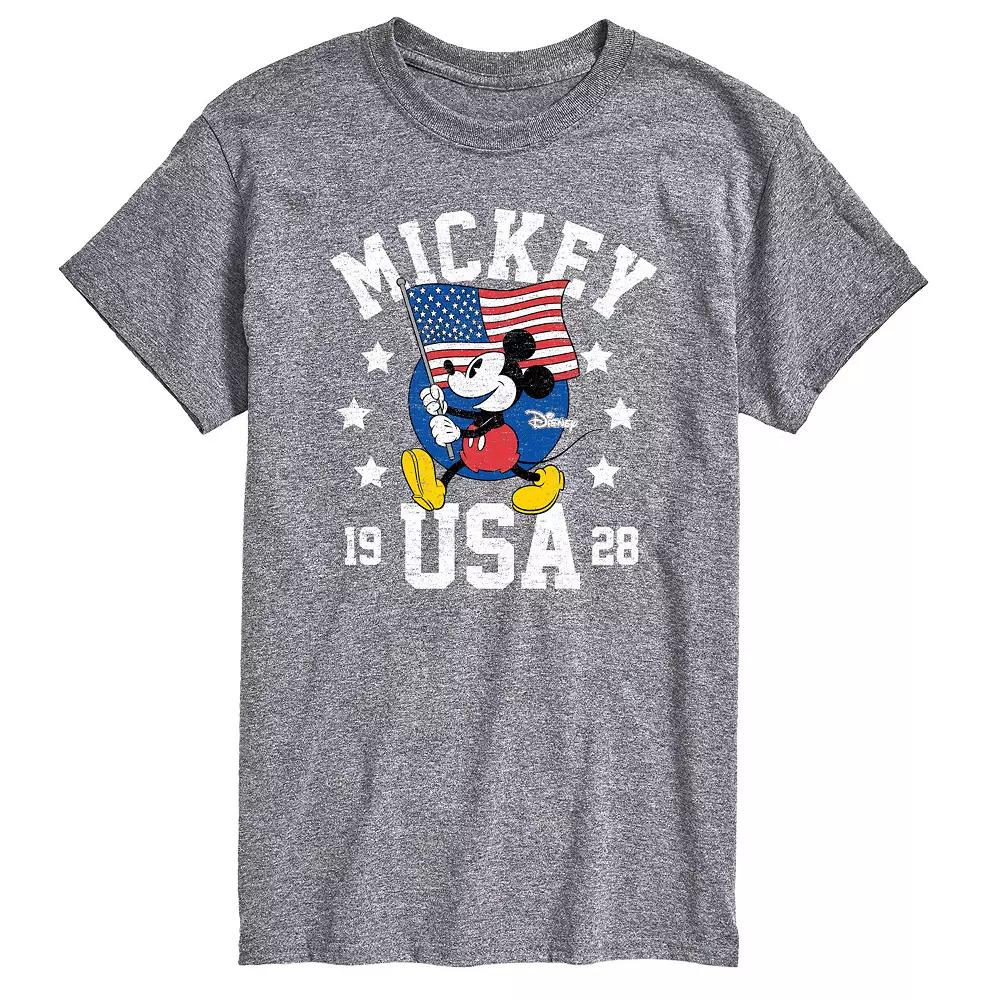 Disney's Mickey Mouse Men's Waving Flag Graphic Tee,  Product Image