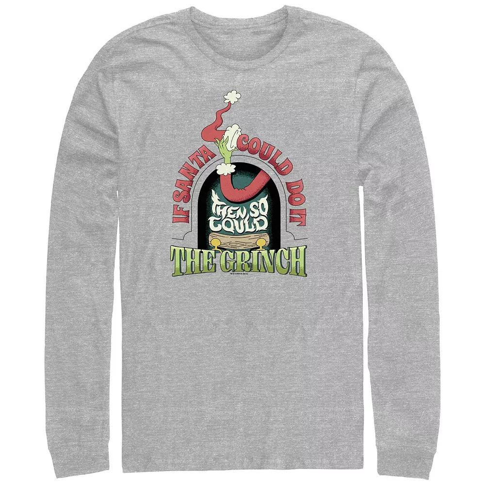 Big & Tall Dr. Seuss Grich If Santa Could Do It Long Sleeve Graphic Tee, Men's,  Product Image
