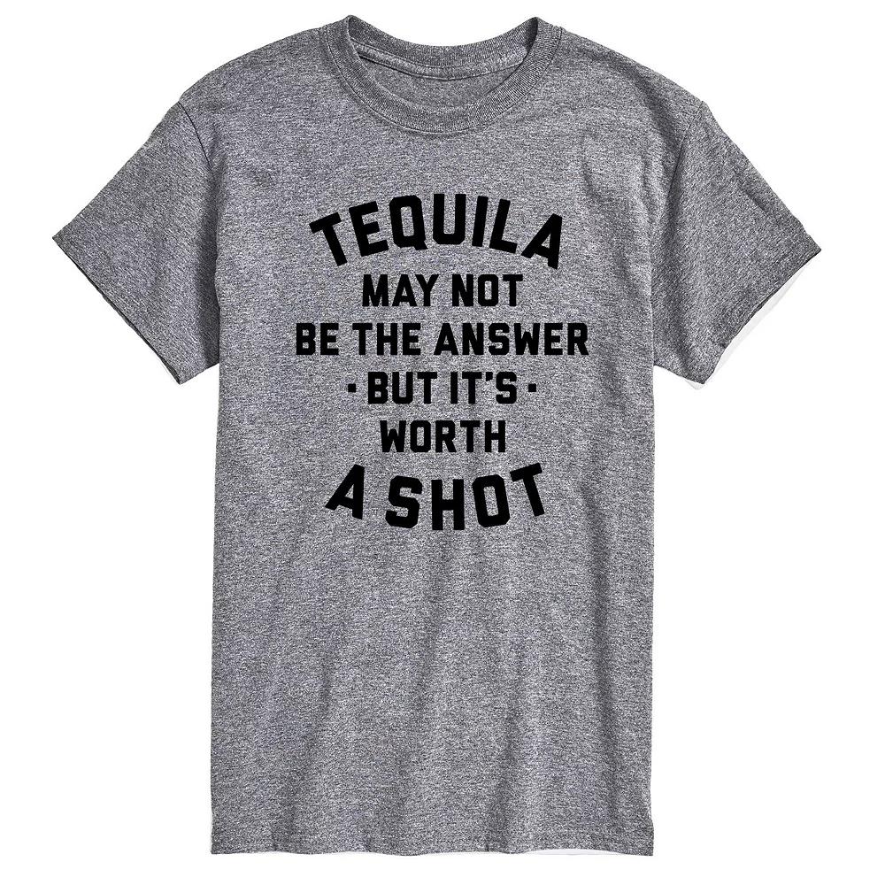 Big & Tall Tequila May Not Be The Answer Graphic Tee, Men's,  Product Image