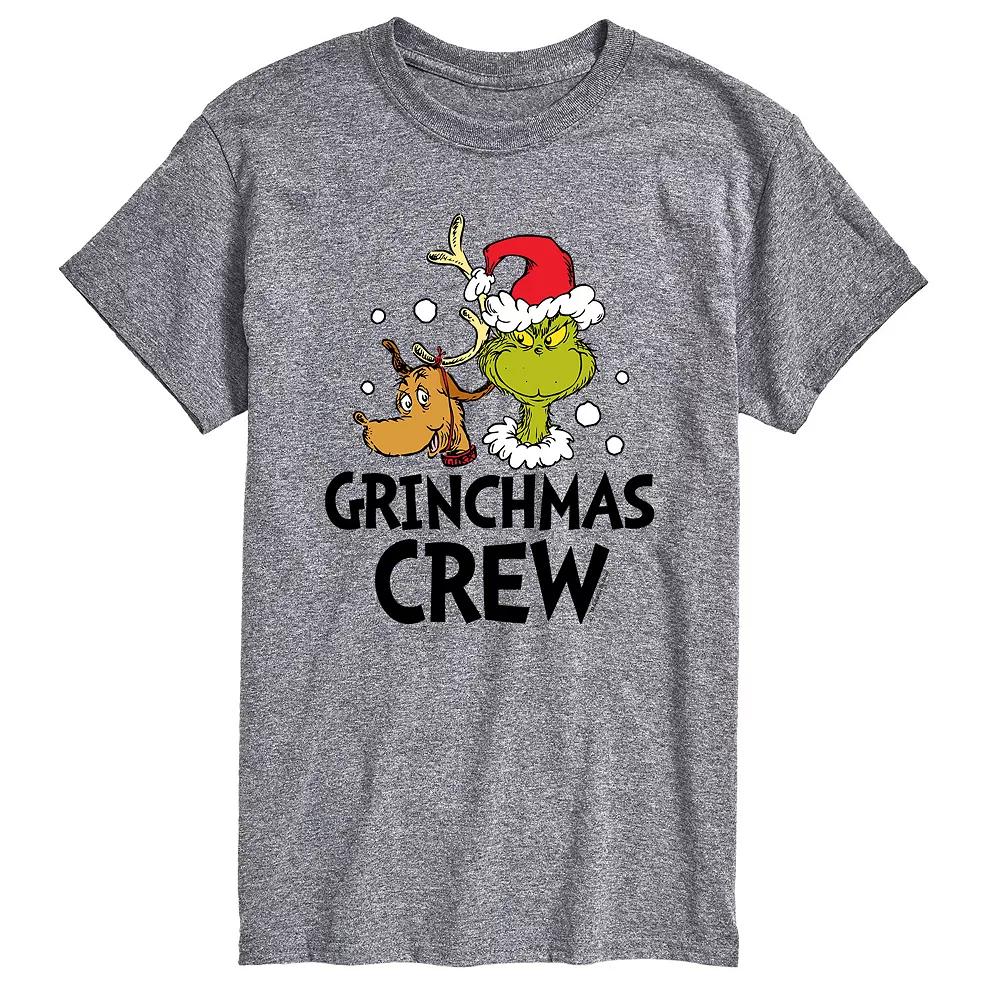 Big & Tall Grinchmas Crew Tee, Men's,  Product Image