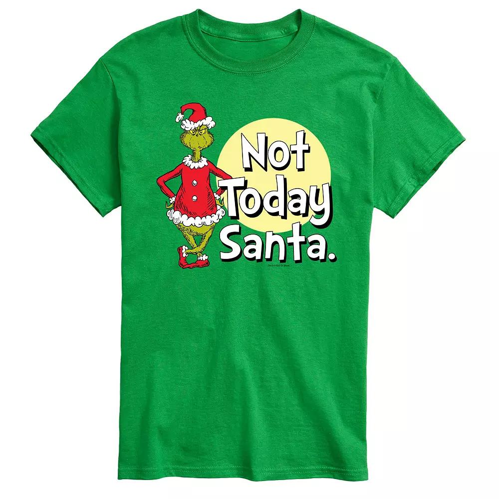 Big & Tall Not Today Santa Tee, Men's,  Product Image