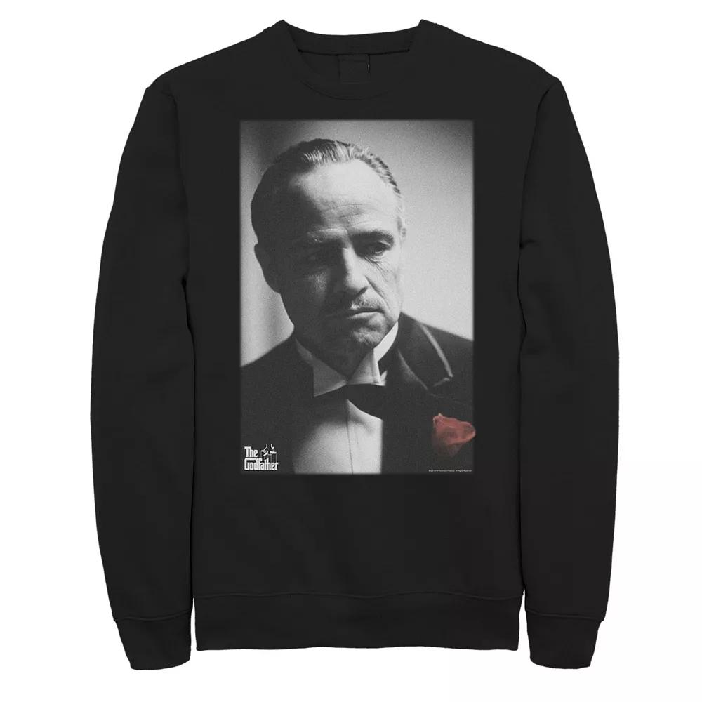 Big & Tall The Godfather Don Vito Corleone Poster Sweatshirt, Men's,  Product Image