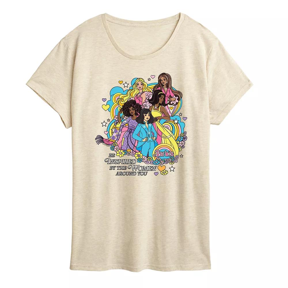 Women's Barbie® Be Inspired By The Women Around You Graphic Tee,  Product Image