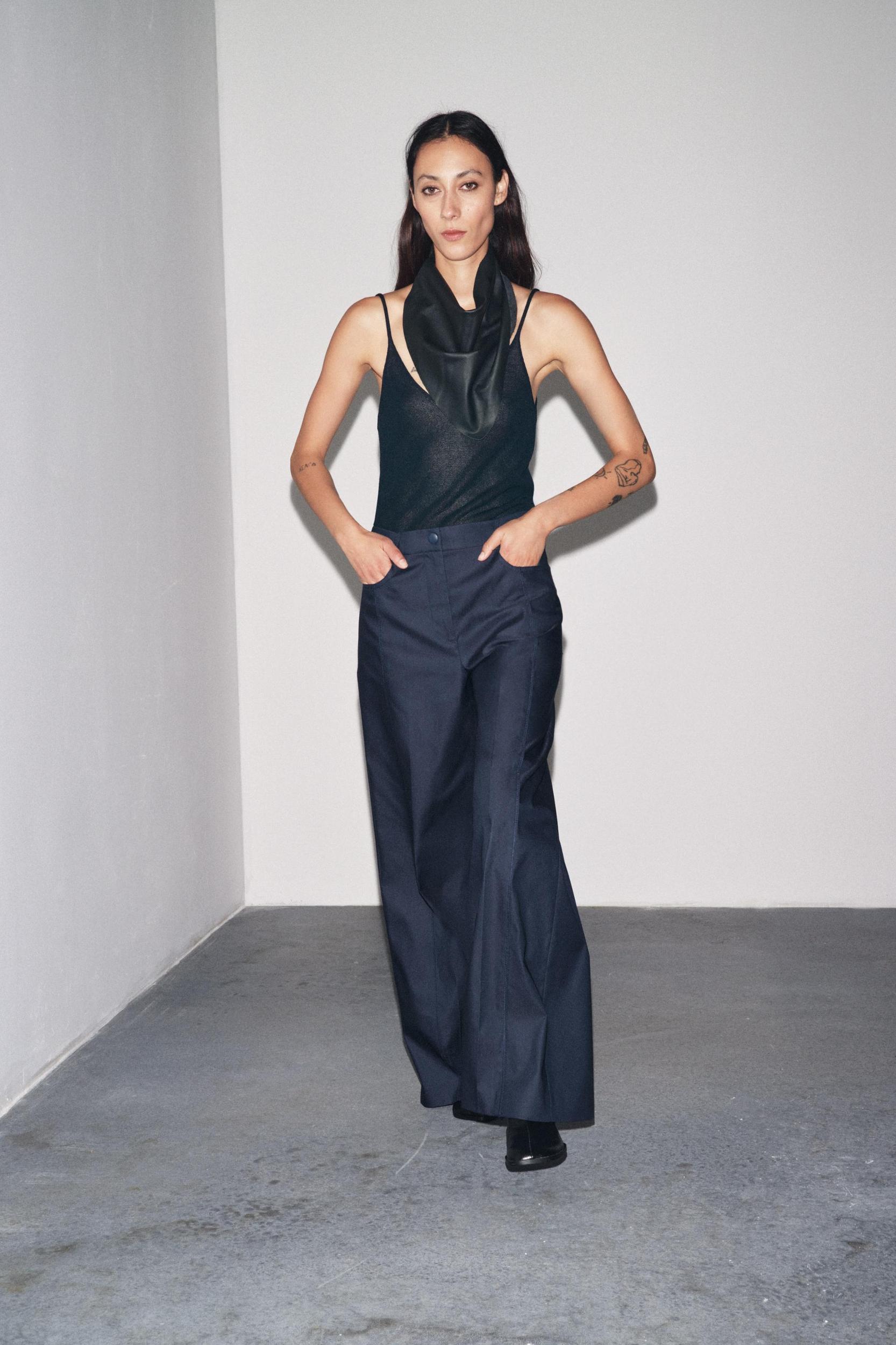 ZW COLLECTION WIDE LEG PANTS Product Image