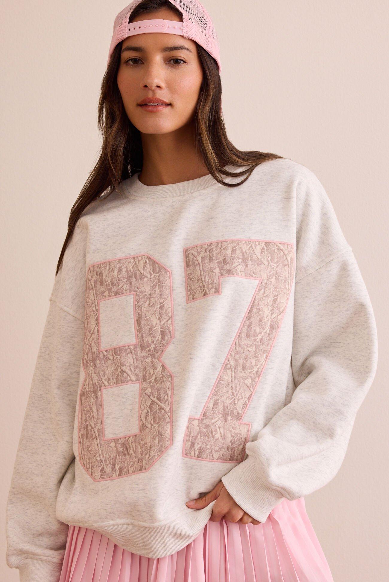 87 Camo Oversized Pullover Product Image