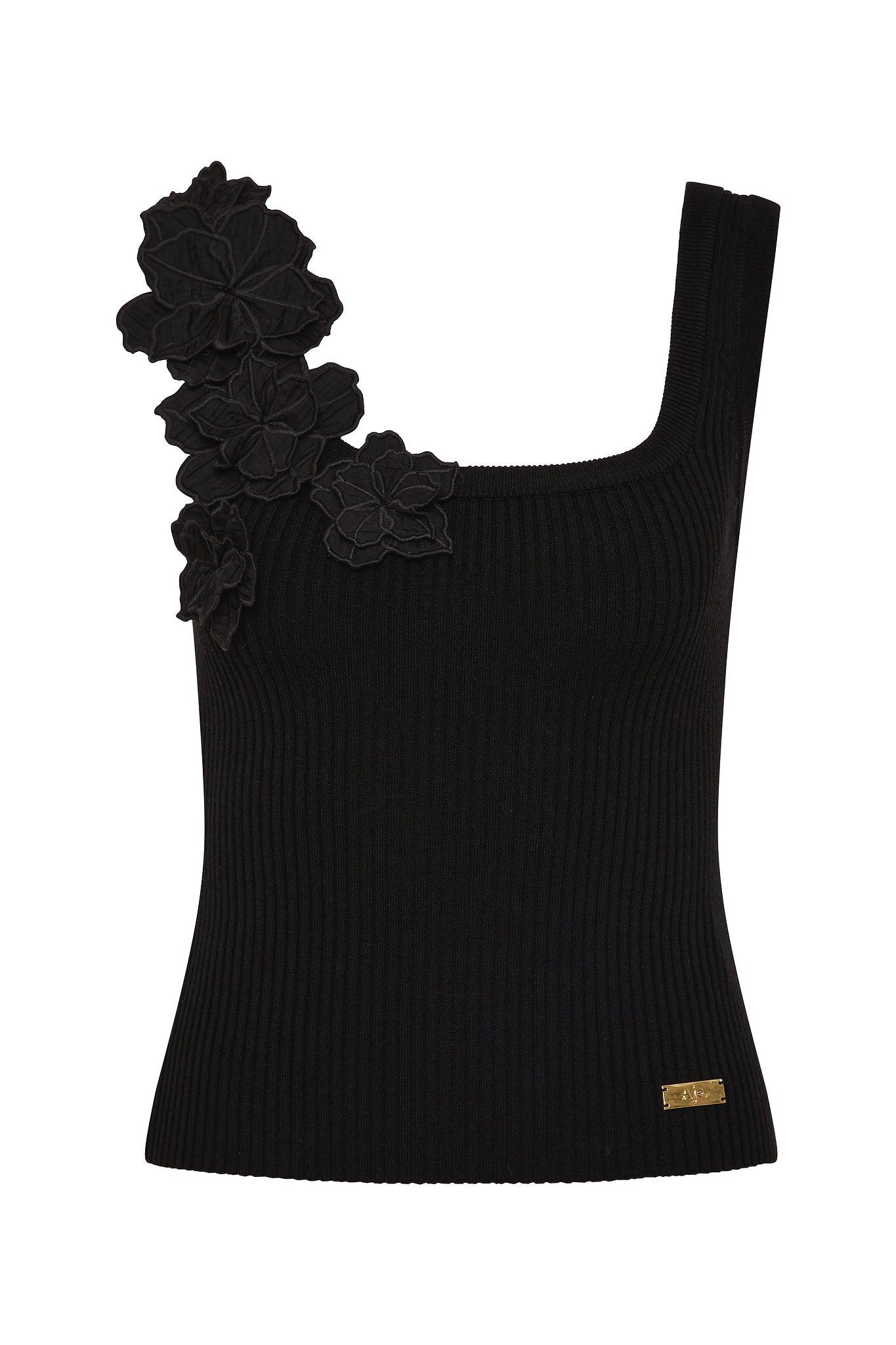 Splendour Flower Knit Tank Product Image