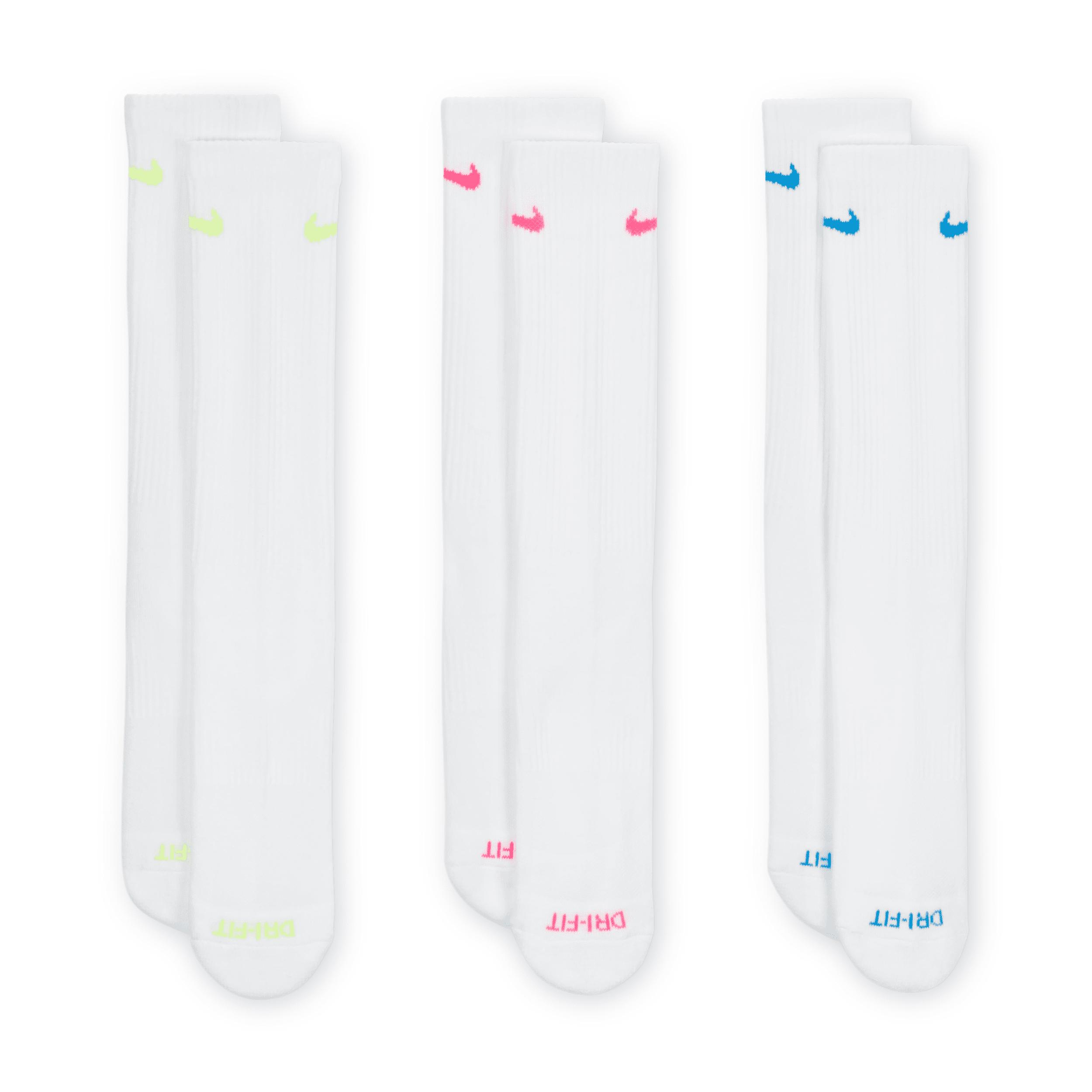 Nike Unisex Everyday Plus Cushioned Training Crew Socks (3 Pairs) | SX6888-938 Product Image