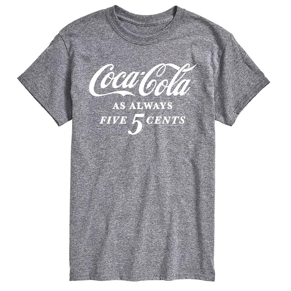 Men's Coca-Cola As Always Five Cents Graphic Tee,  Product Image
