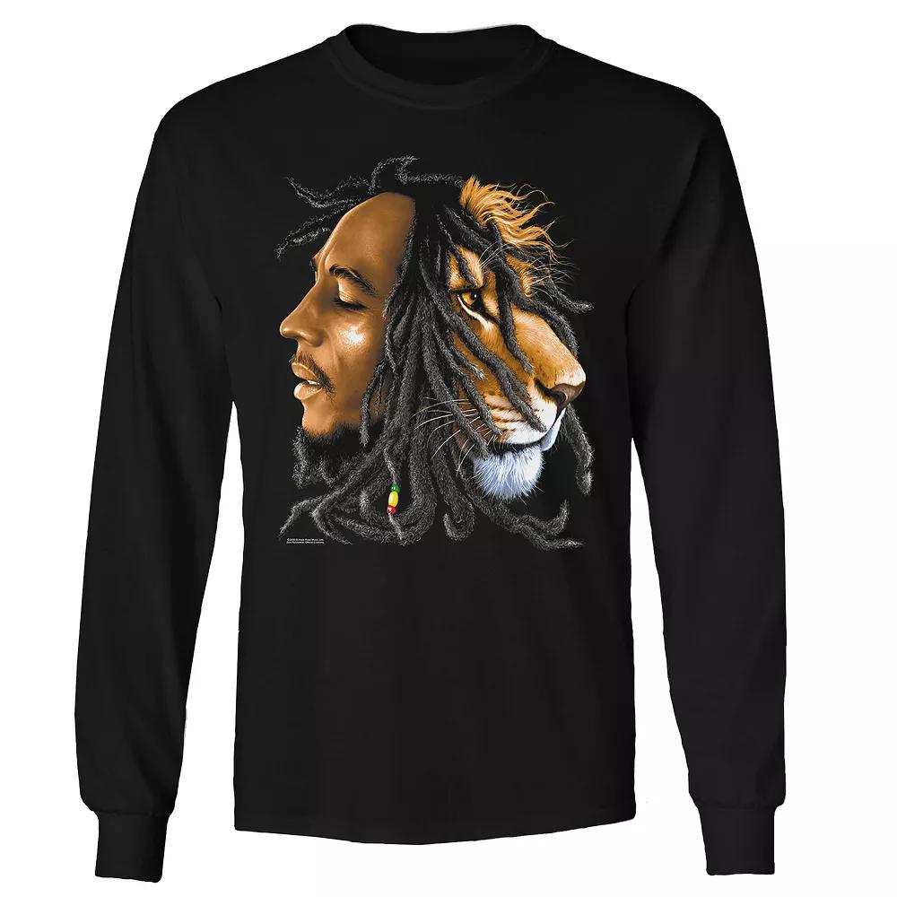 Men's Bob Marley Zion Profile Long Sleeve Tee,  Product Image