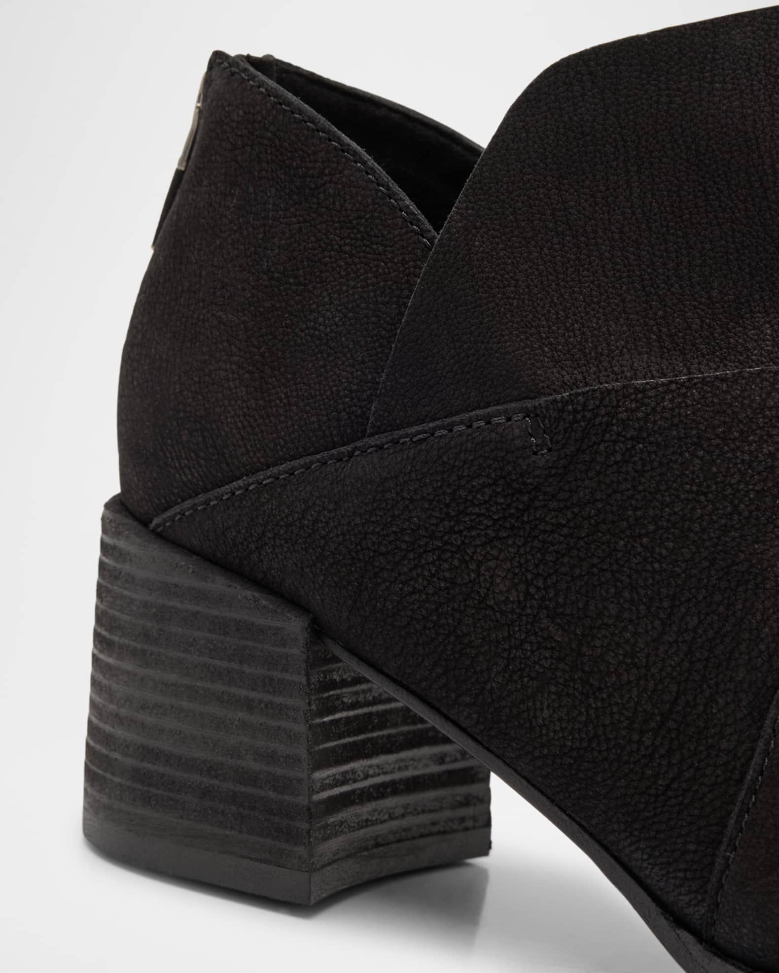 Leather Zip Ankle Booties Product Image
