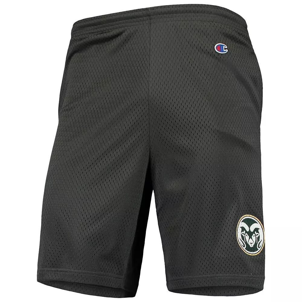 Men's Champion Charcoal Colorado State Rams College Mesh Shorts, Size: Large Product Image