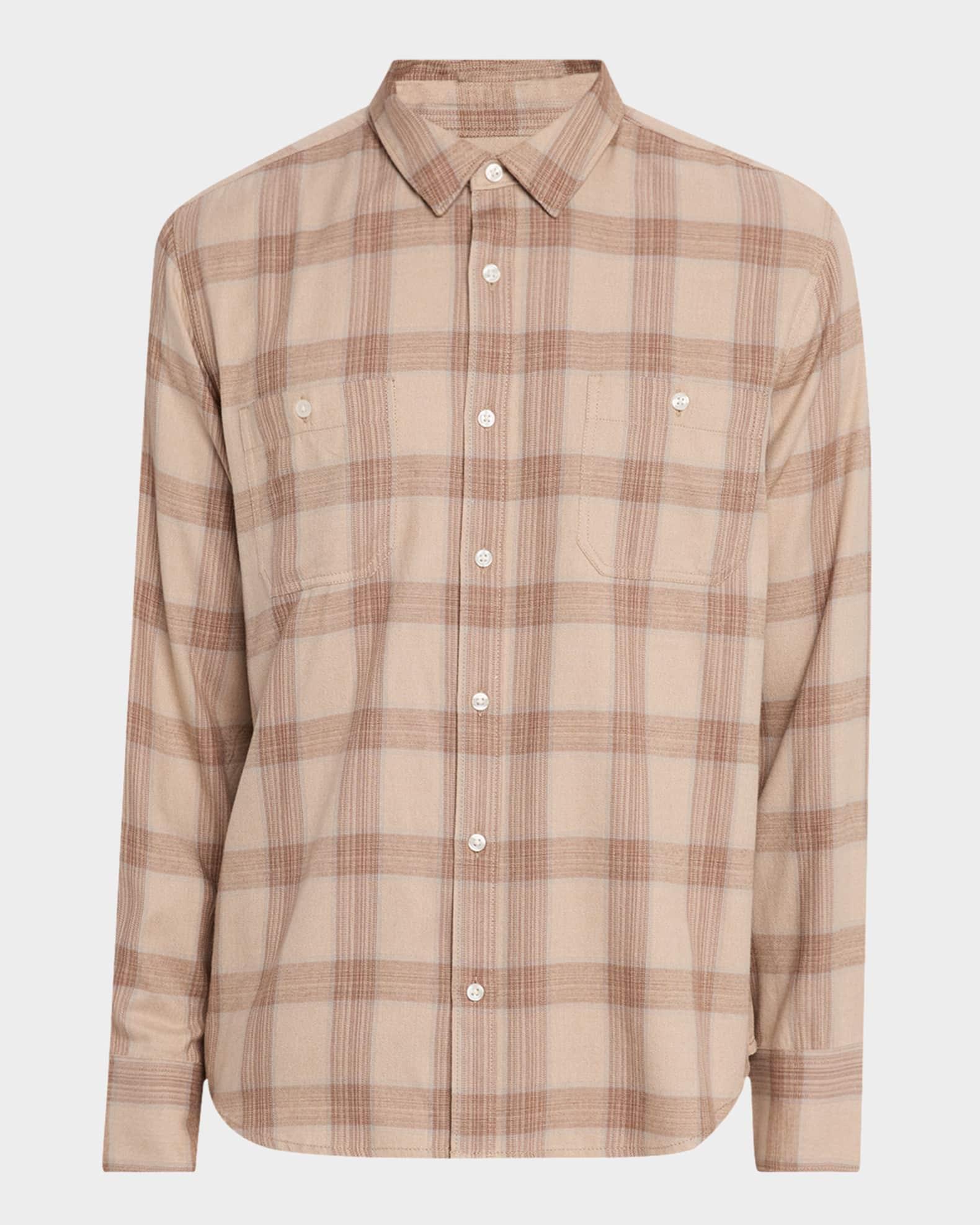 Men's Everett Plaid Button-Down Shirt Product Image
