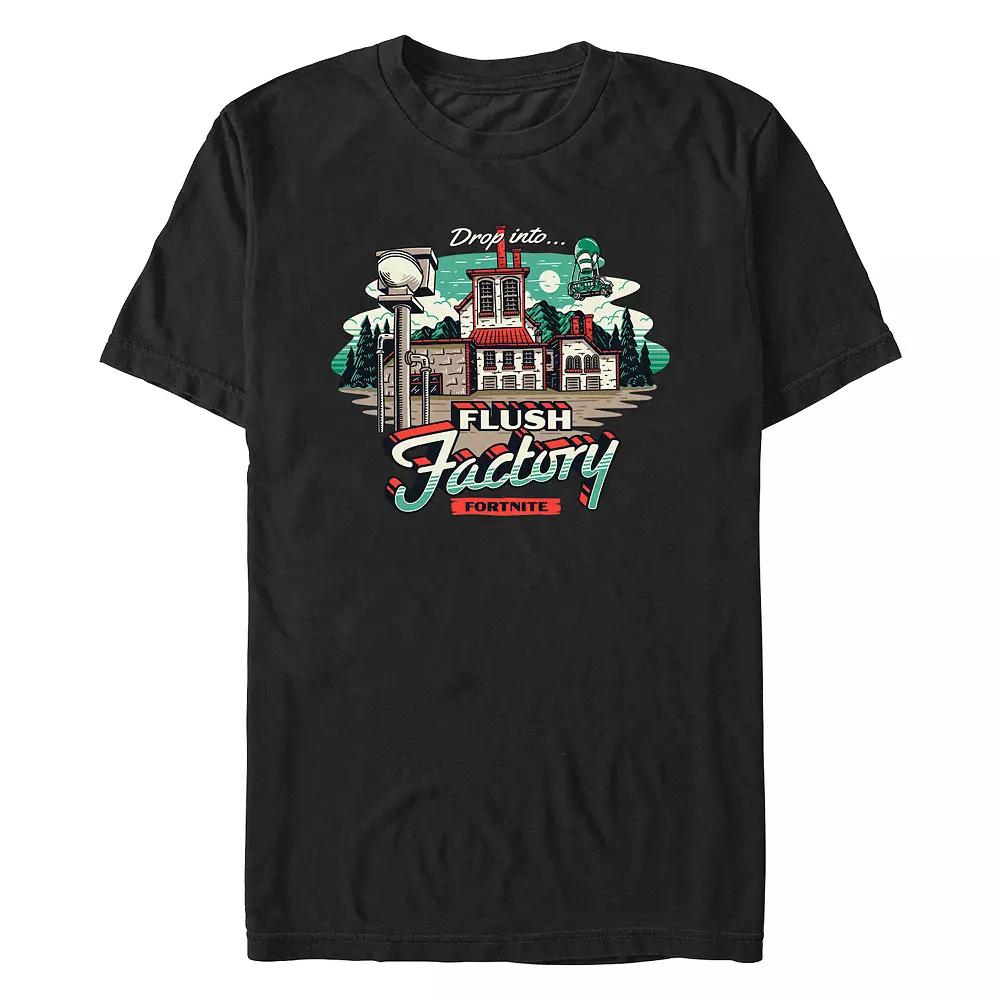 Men's Fortnite Drop Into Flush Factory Graphic Tee,  Product Image