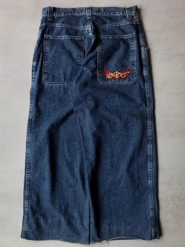 American Retro Hiphop Boyfriend Jeans Product Image