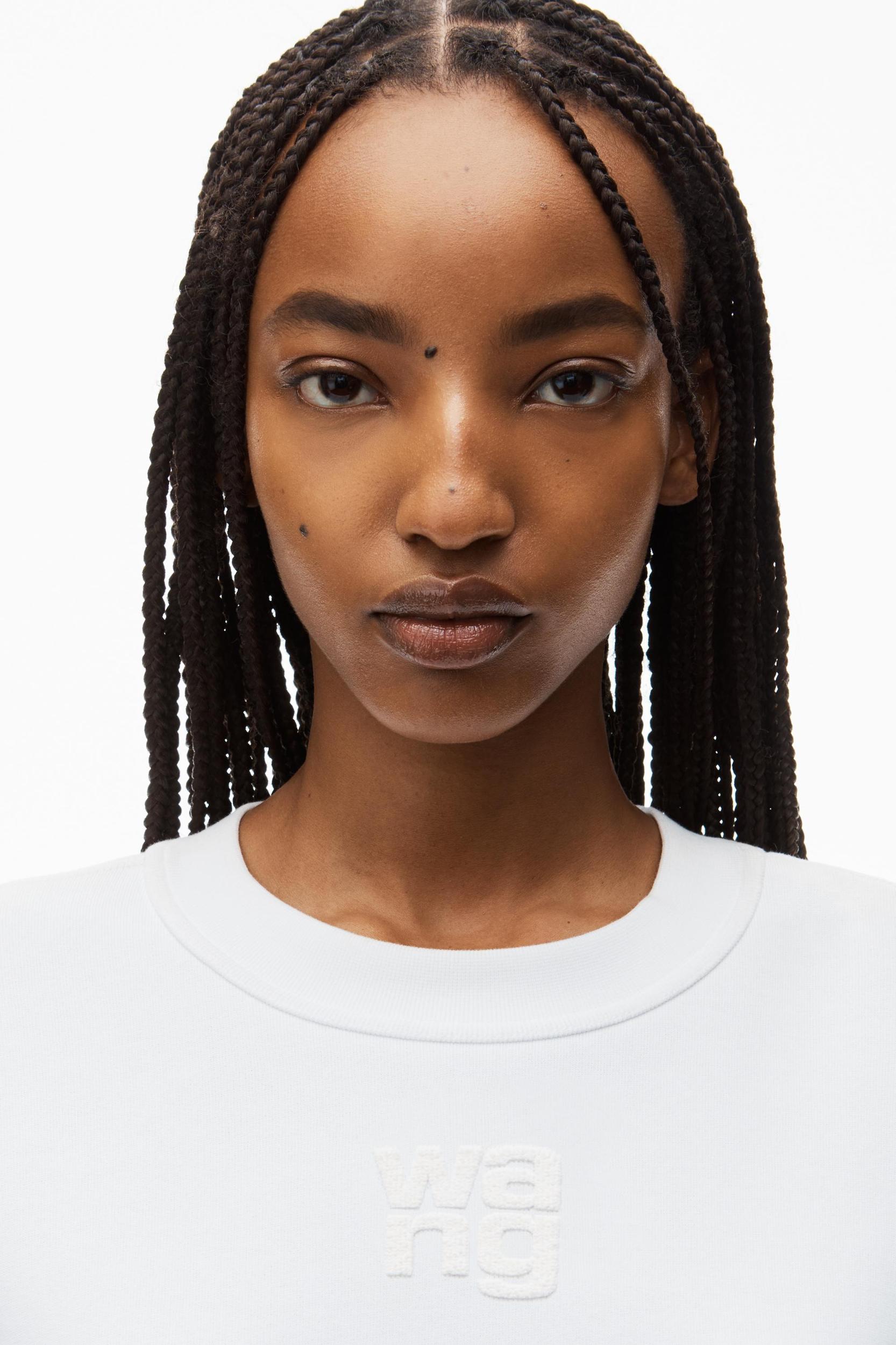 Puff Logo Sweatshirt In Structured Terry Product Image