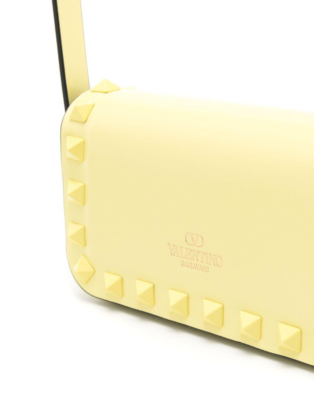 Rockstud leather mini bag Product Image