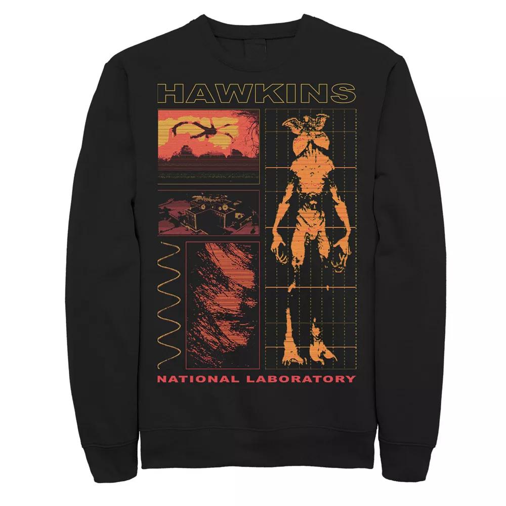 Men's Stranger Things Demogorgon Schematic Sweatshirt,  Product Image