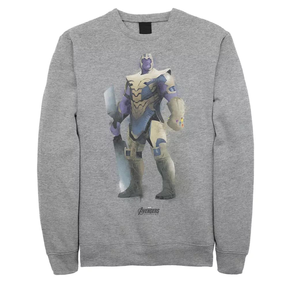 Men's Marvel Avengers Endgame Thanos Paint Fleece Top,  Product Image