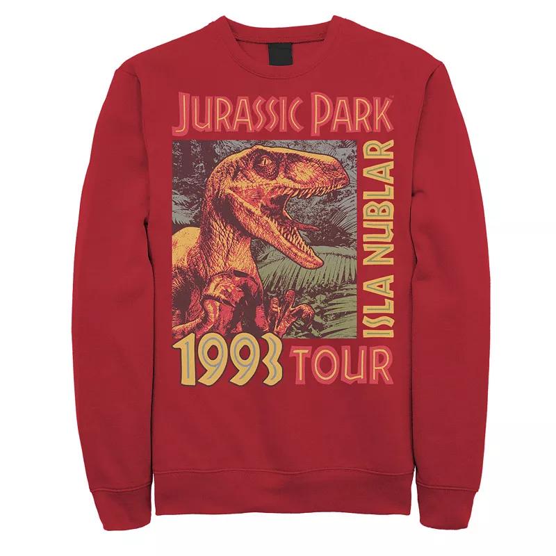 Men's Jurassic Park Isla Nublar 1993 Tour Poster Sweatshirt,  Product Image
