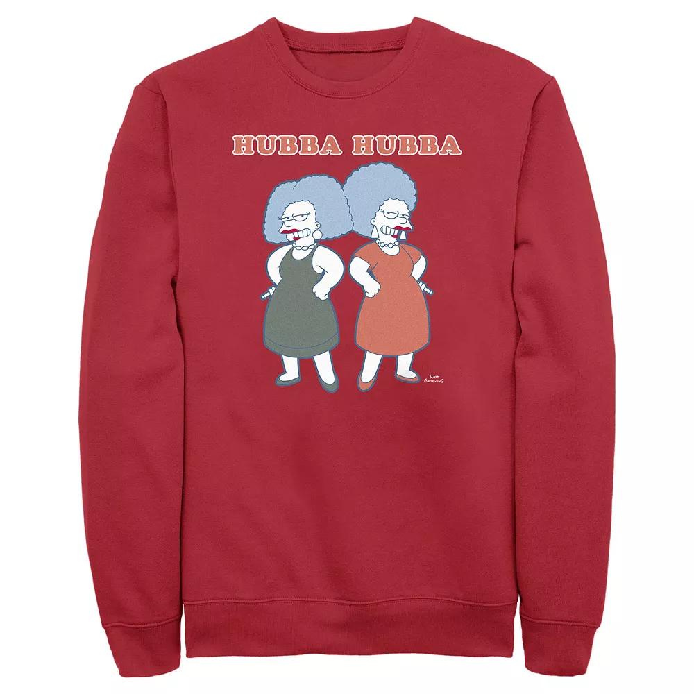 Men's The Simpsons Patty And Selma Hubba Hubba Graphic Fleece,  Product Image