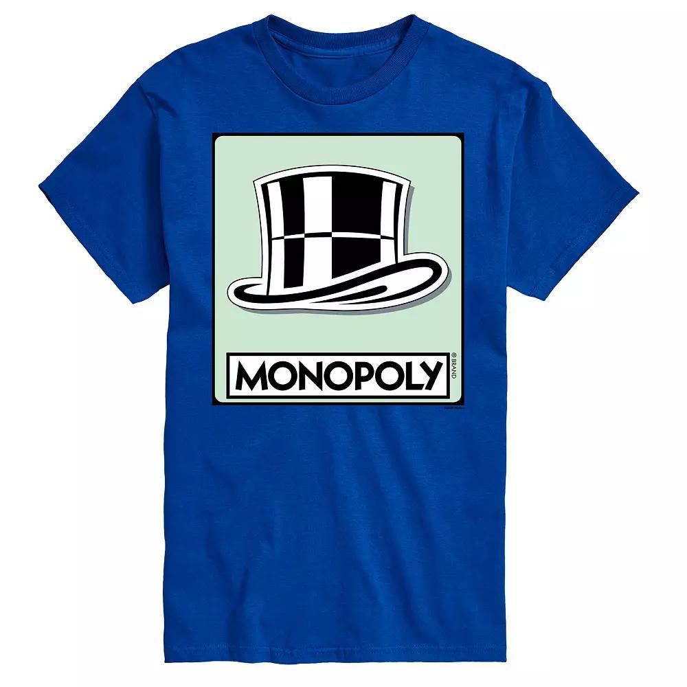 Big & Tall Monopoly Hat Token Graphic Tee, Men's,  Product Image