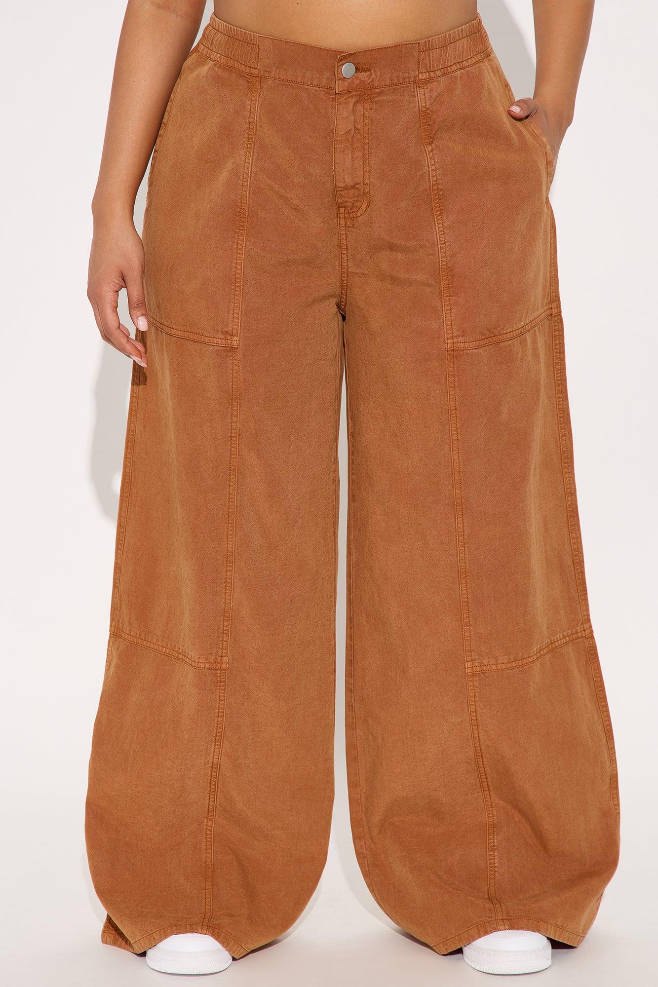 Pascal Wide Leg Pant - Rust Product Image