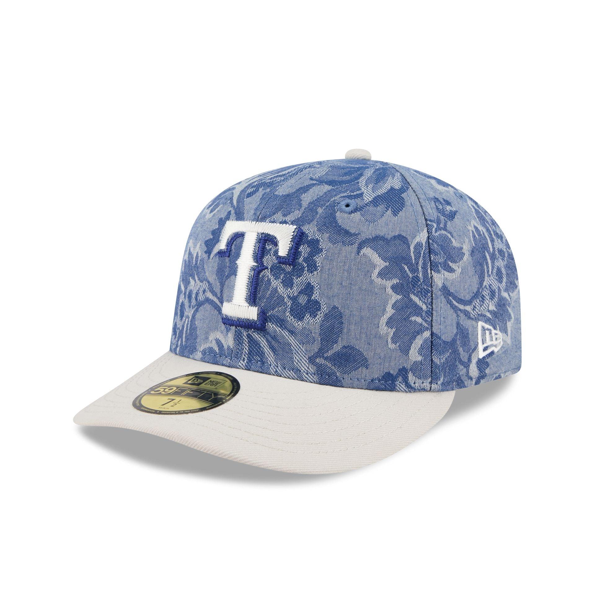 Texas Rangers Two-Tone Denim 59FIFTY Fitted Hat Male Product Image