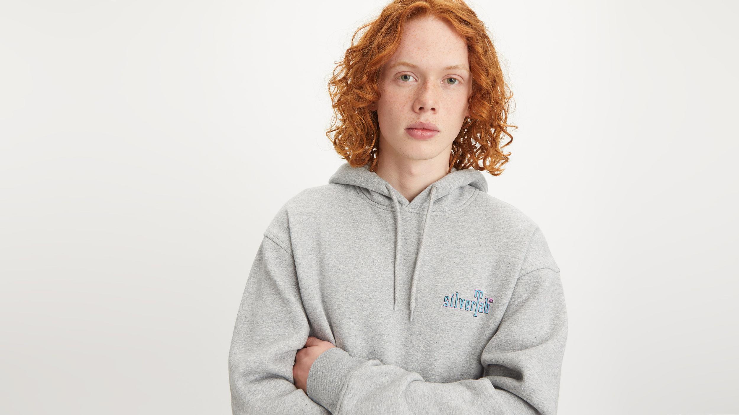 Relaxed Graphic Hoodie Sweatshirt Product Image