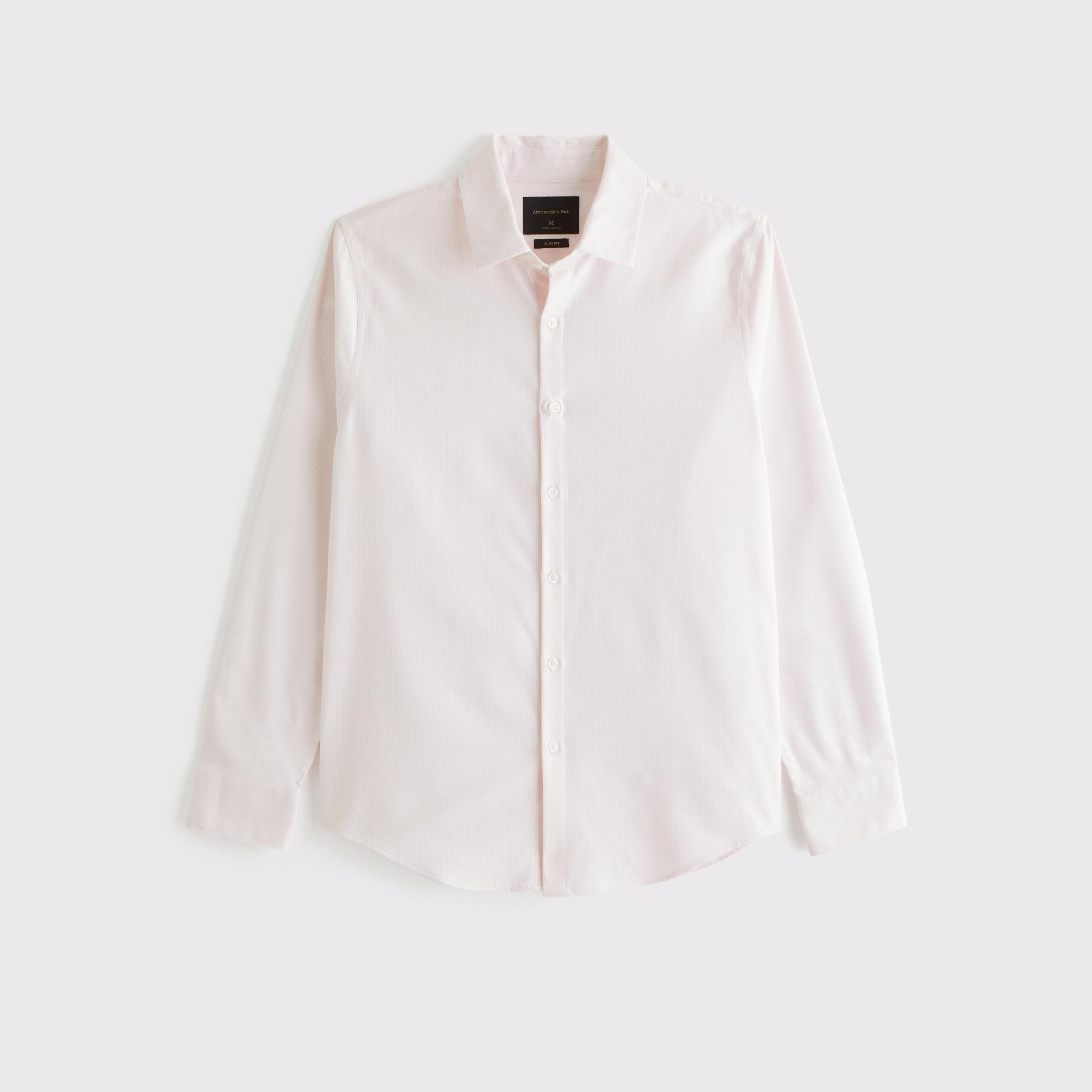 The A&F Collins Slim Suiting Shirt Product Image